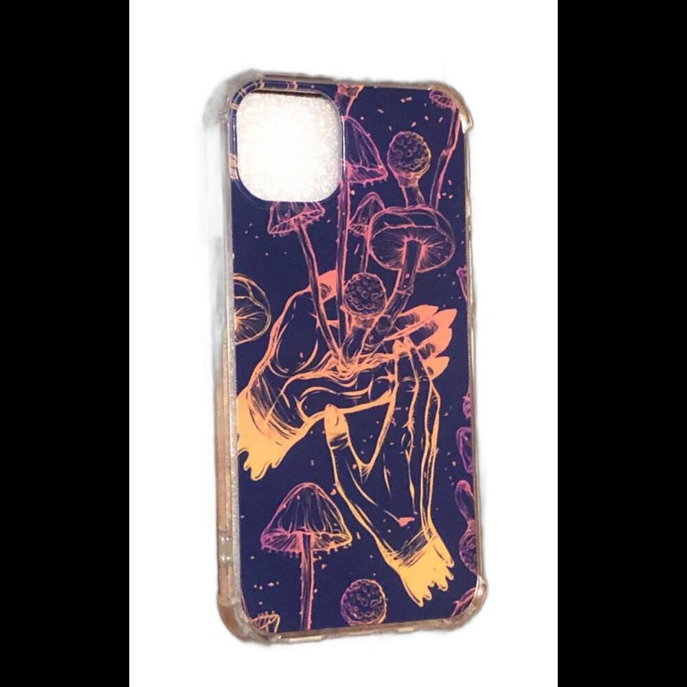 iPhone 14 Fashion Case Cool Hands Purple